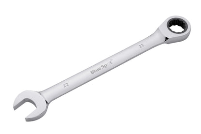 BlueSpot 22mm Chrome Vanadium Ratchet Spanner Fixed Head 05118