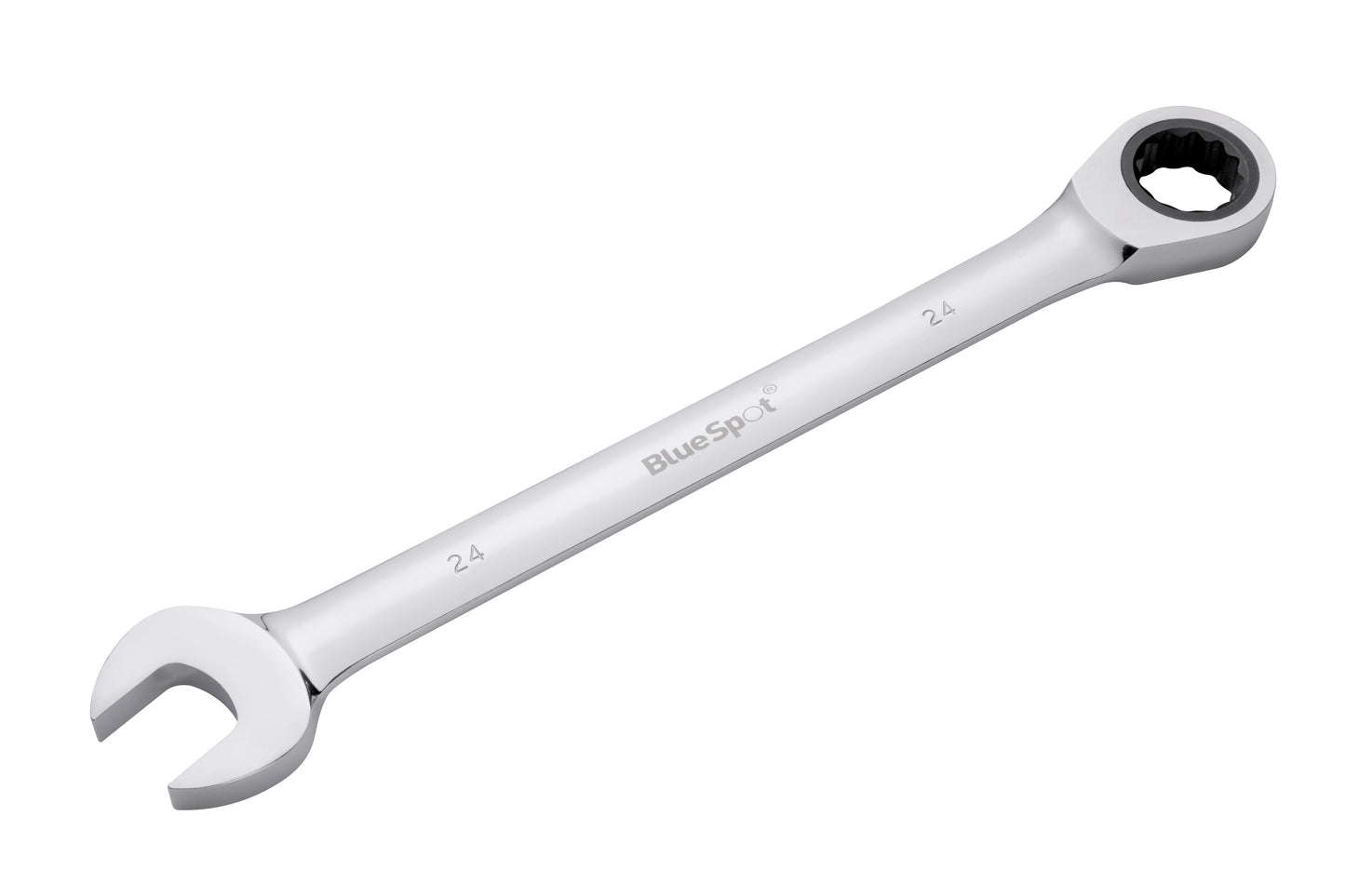 BlueSpot 24mm Chrome Vanadium Ratchet Spanner Fixed Head 05120