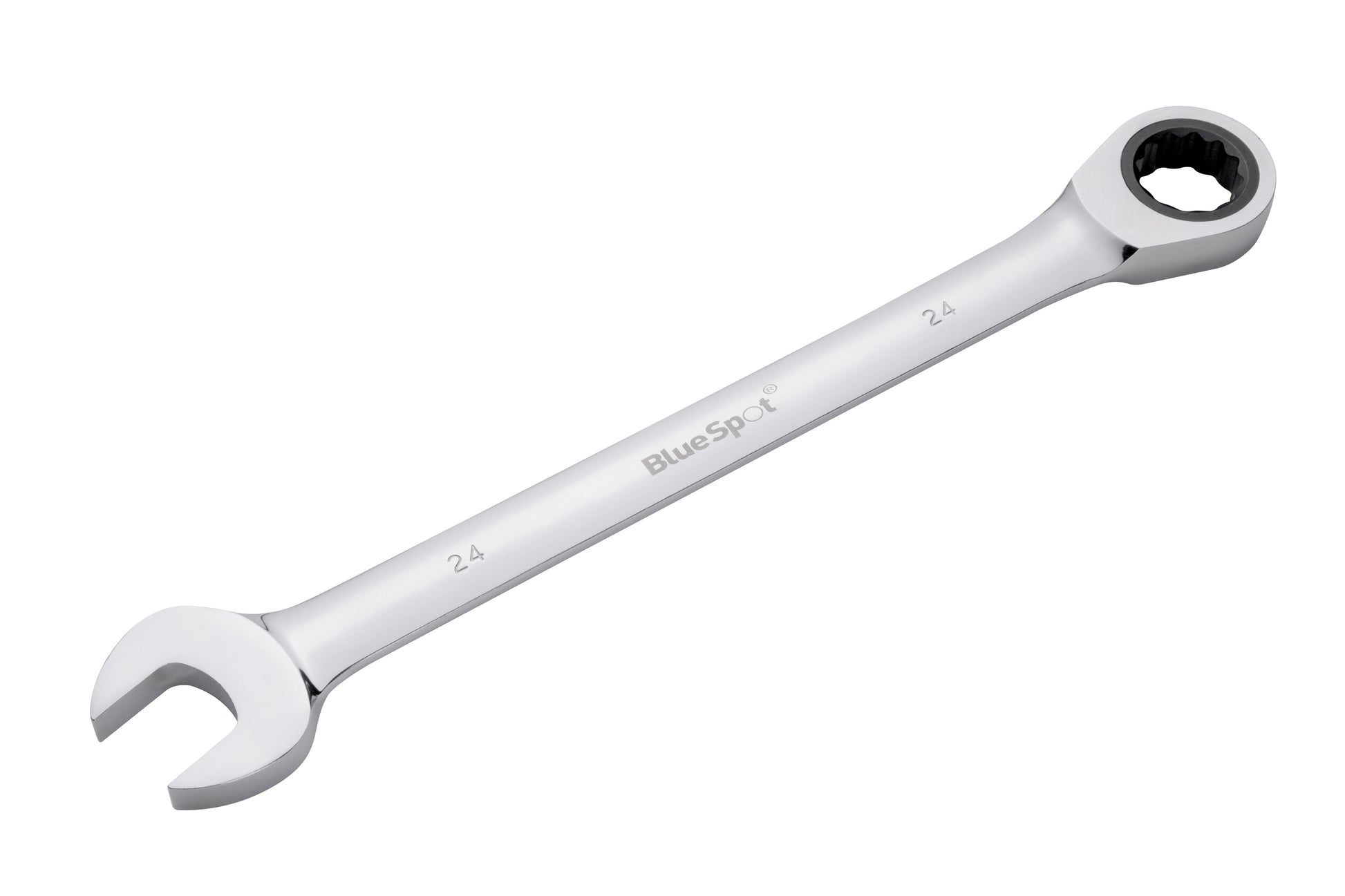 BlueSpot 24mm Chrome Vanadium Ratchet Spanner Fixed Head 05120