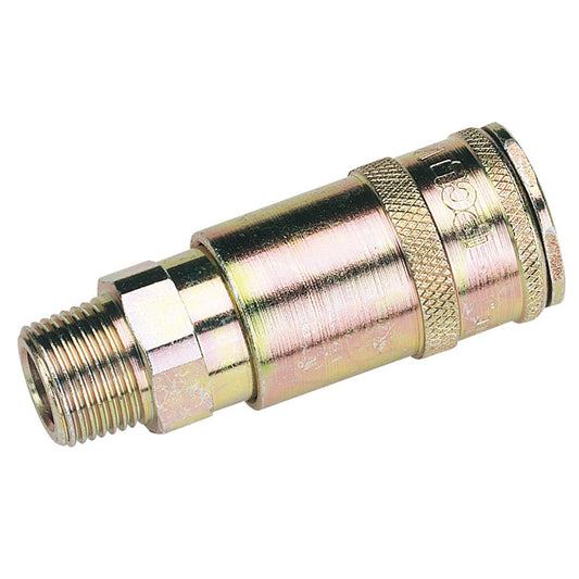 Draper 3/8" BSP Taper Male Thread Vertex Air Coupling (Sold Loose) DRA-51408