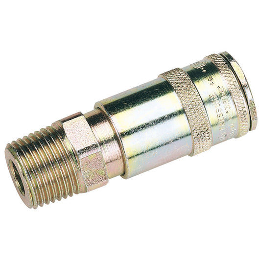Draper 1/2" BSP Taper Male Thread Vertex Air Coupling DRA-51411