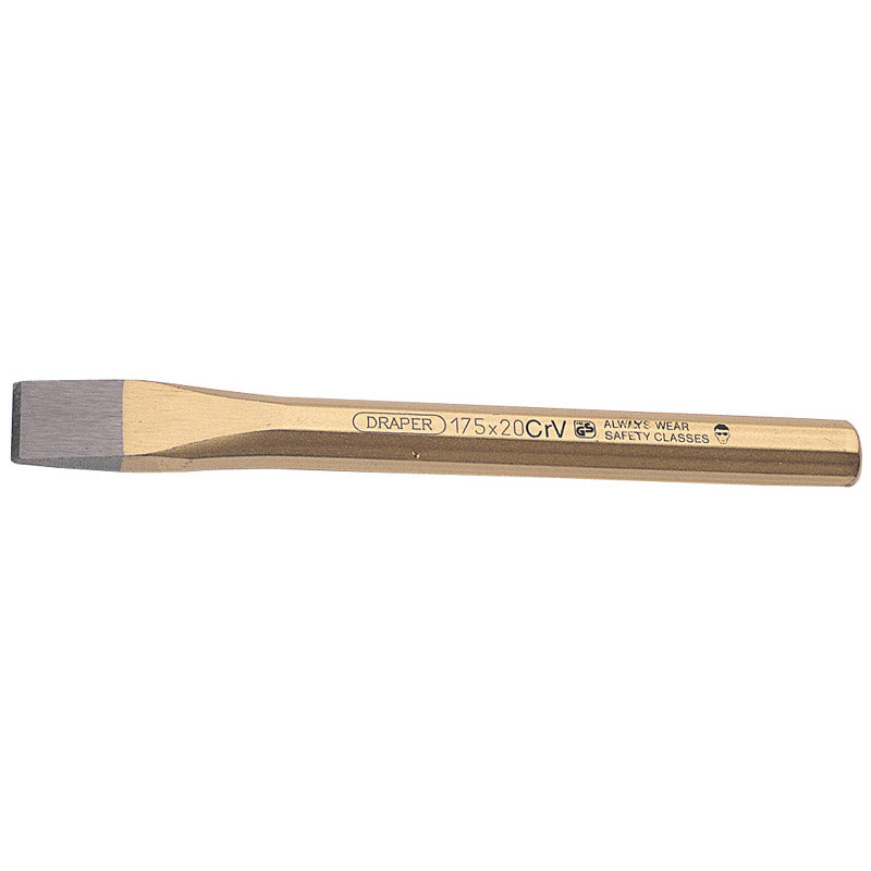 Draper Octagonal Flat Cold Chisel, 20 x 175mm DRA-51570