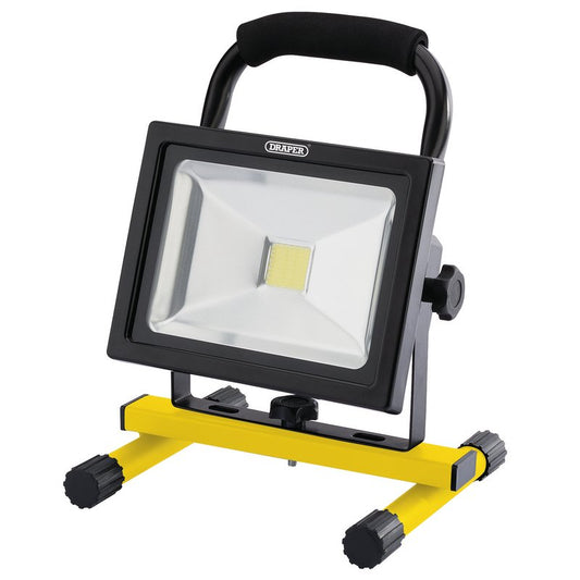 Draper COB LED Rechargeable Worklight, 20W, 1600 Lumens (Pack of 6) DRA-51740