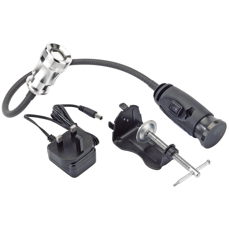 Draper LED Flexible Worklight, 3W, 130 Lumens, 2 x AAA Batteries Required DRA-51758