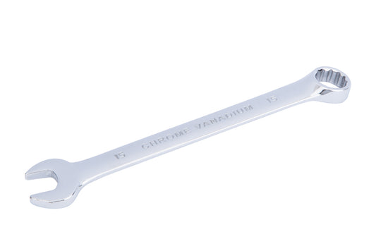 BlueSpot 15mm Fully Polished Chrome Vanadium Spanner 05218