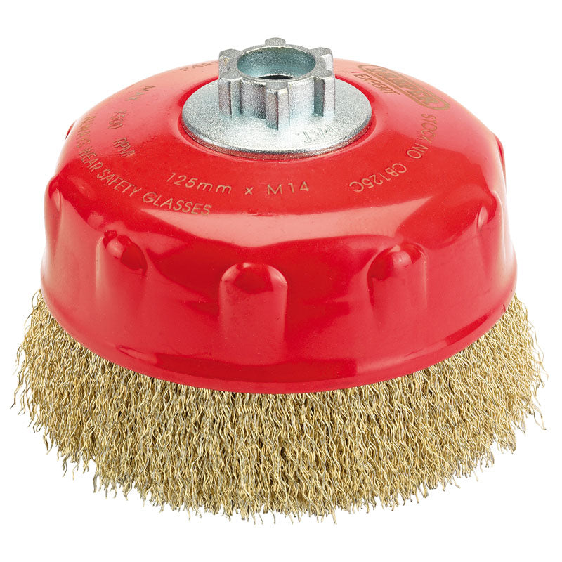 Draper Expert Twist Knot Wire Cup Brush, 80mm, M14 DRA-52632