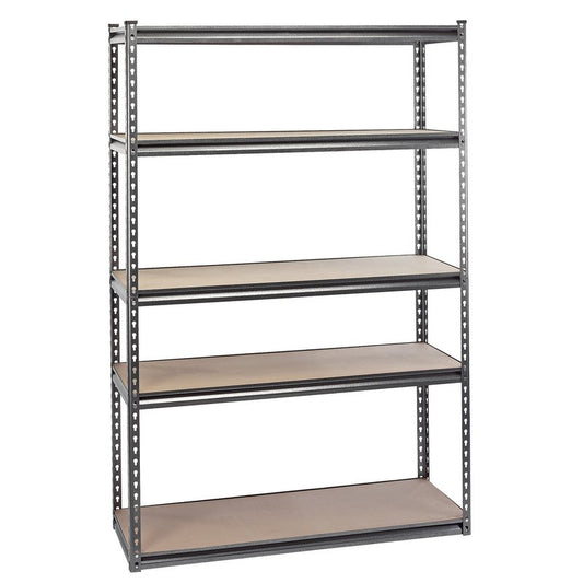 Draper Heavy-Duty Steel Shelving Unit, 5 Shelves, L1220 x W610 x H1830mm DRA-52958