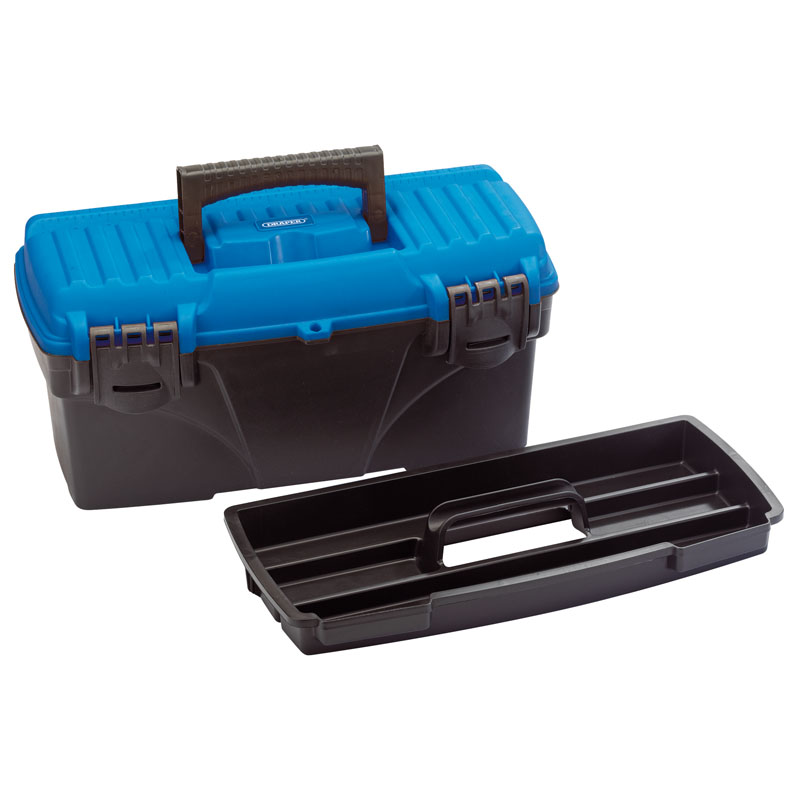 Draper Tool/Organiser Box with Tote Tray, 410mm DRA-53876