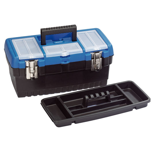 Draper Tool Organiser Box with Tote Tray, 413mm DRA-53878