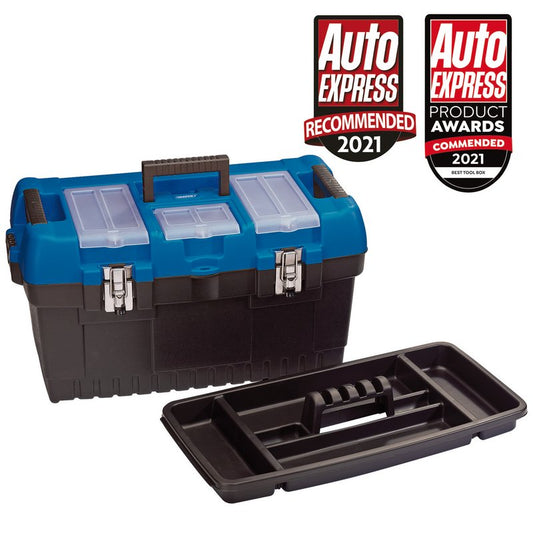 Draper Large Tool Box with Tote Tray, 564mm DRA-53887