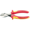 Knipex 73 08 160UKSBE VDE Fully Insulated ' x Cut' High Leverage Diagonal Side Cutters DRA-54087