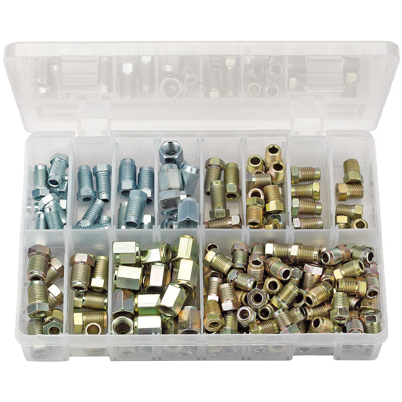 Draper Brake Pipe Fittings Kit (205 Piece) DRA-54367
