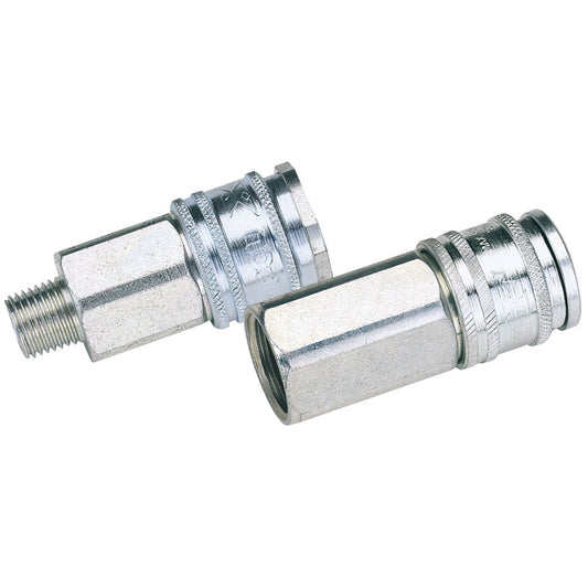 Draper 1/2" BSP Parallel Euro Coupling Male Thread (Sold Loose) DRA-54406