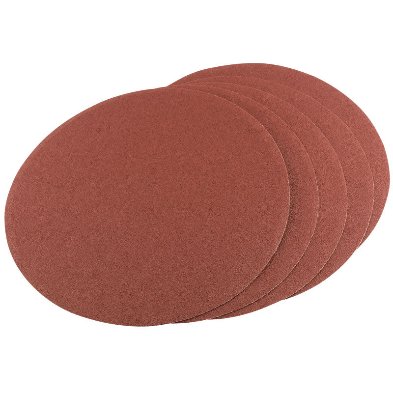 Draper Self-Adhesive Aluminium Oxide Sanding Discs, 200mm, 80 Grit (Pack of 5) DRA-54667