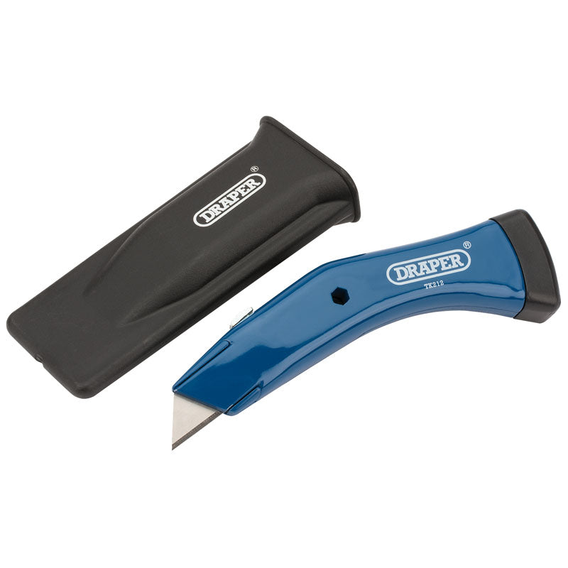 Draper Heavy Duty Retractable Trimming Knife with Quick Change Blade Facility DRA-55059