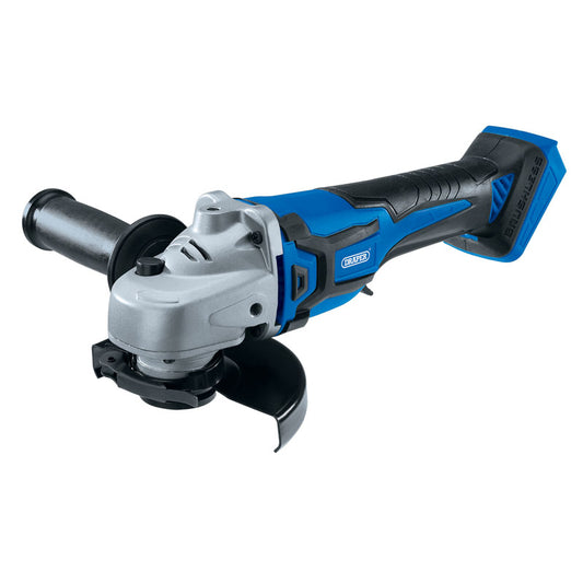 Draper D20 20V Brushless Angle Grinder, 115mm (Sold Bare) DRA-55478