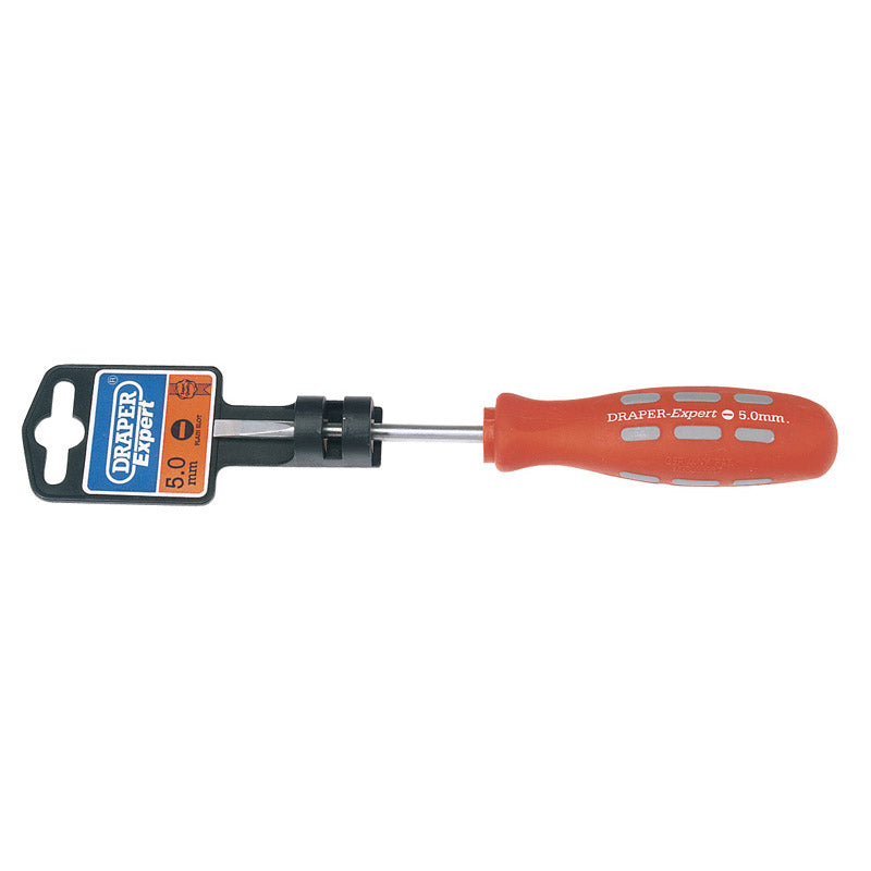 Draper Plain Slot Parallel Tip Mechanic's Screwdriver, 5 x 75mm DRA-55494
