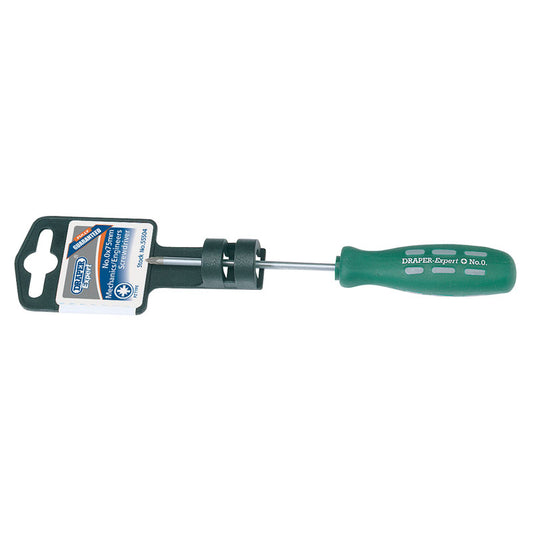 Draper PZ Type Mechanic's Screwdriver, No.0 x 75mm DRA-55504