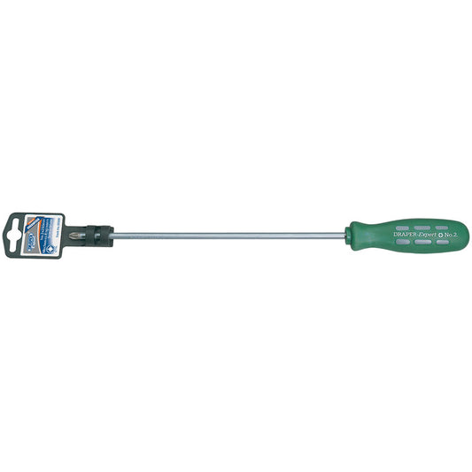 Draper Long Reach Mechanic's/Engineers PZ Type Screwdriver, No.2 x 250mm DRA-55509