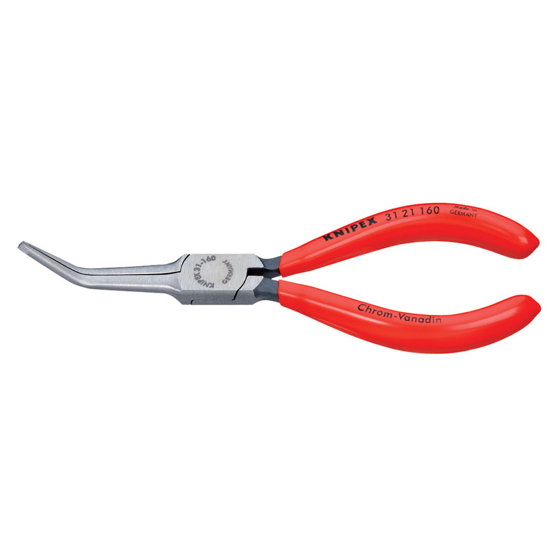 Knipex 31 21 160 SB Bent Needle Nose Pliers, 160mm DRA-55738