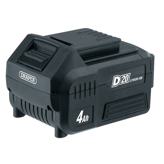 Draper D20 20V Li-ion Battery, 4.0Ah DRA-55898