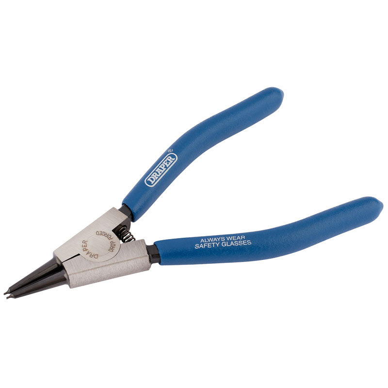 Draper Straight Tip External Circlip Pliers, 140mm DRA-56421