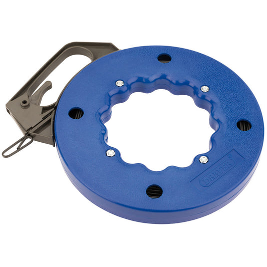 Draper Electrician's Draw Tape in Plastic Case, 15m DRA-56761