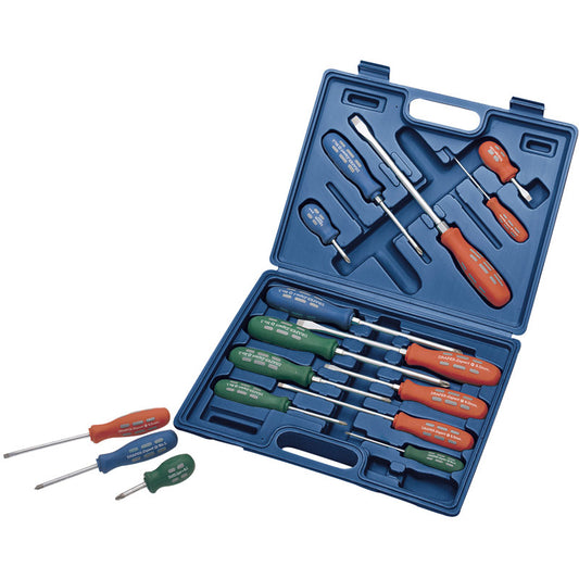 Draper Mechanic's/Engineer's Screwdriver Set (16 Piece) DRA-56773