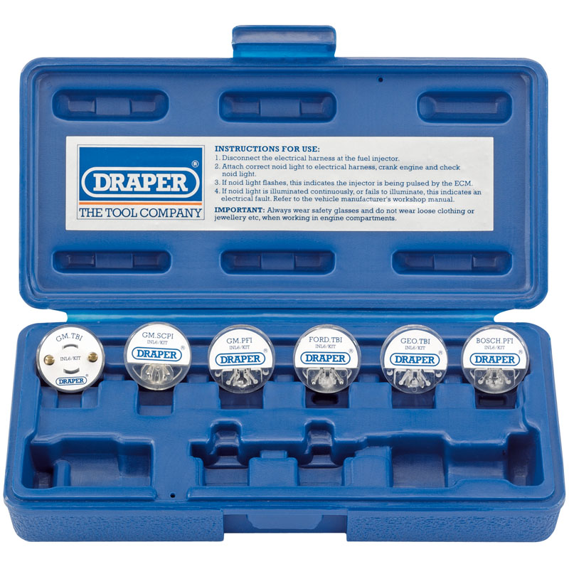 Draper Injector Noid Light Kit (6 Piece) DRA-57798