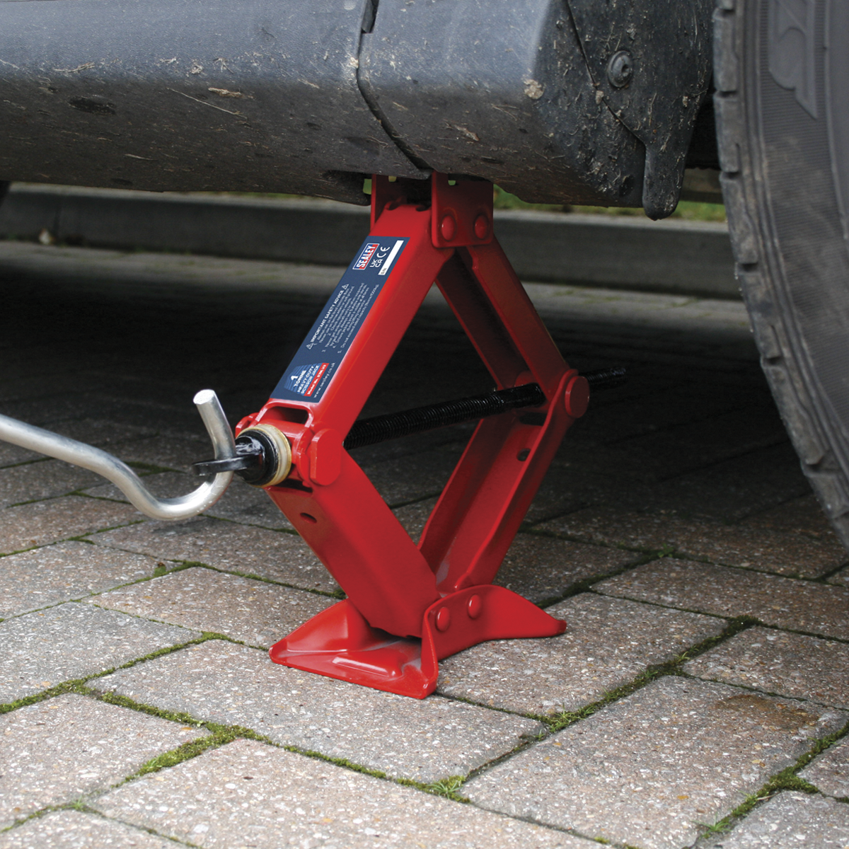 Sealey 1tonne Heavy-Duty Scissor Jack 57M