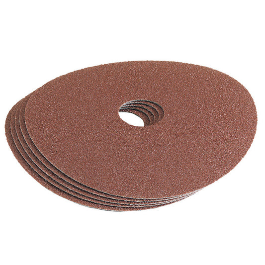 Draper 115mm 120Grit Aluminium Oxide Sanding Disc Pack of 5 DRA-58619