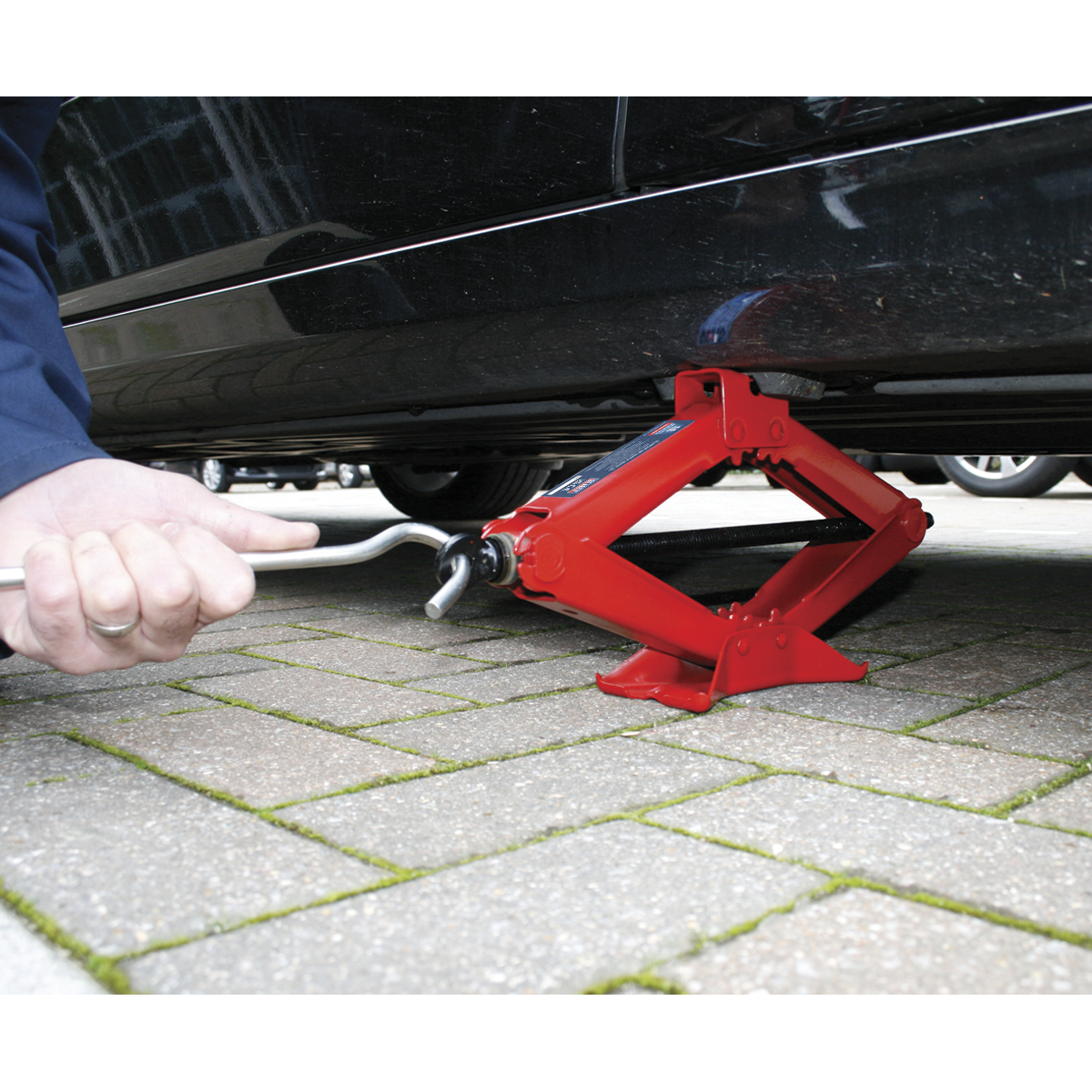 Sealey 1.5tonne Heavy-Duty Scissor Jack 58M