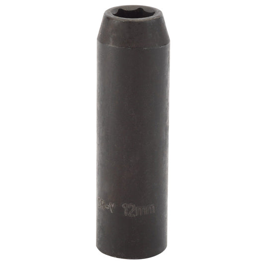 Draper Deep Impact Socket, 1/2" Sq. Dr., 12mm (Sold Loose) DRA-59873