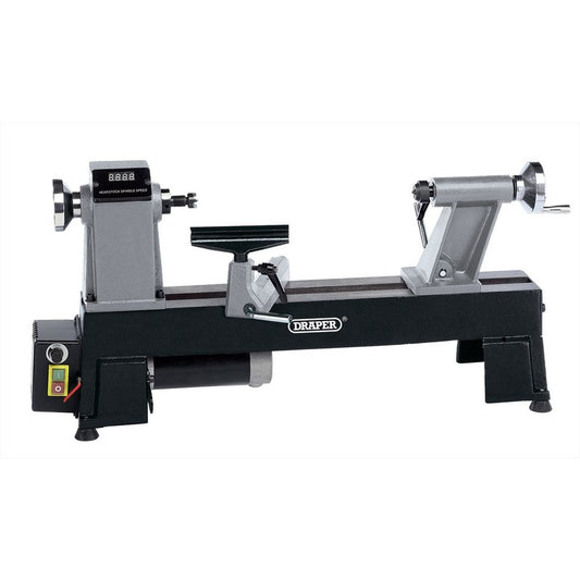 Draper Compact Digital Variable Speed Wood Lathe, 550W DRA-60989