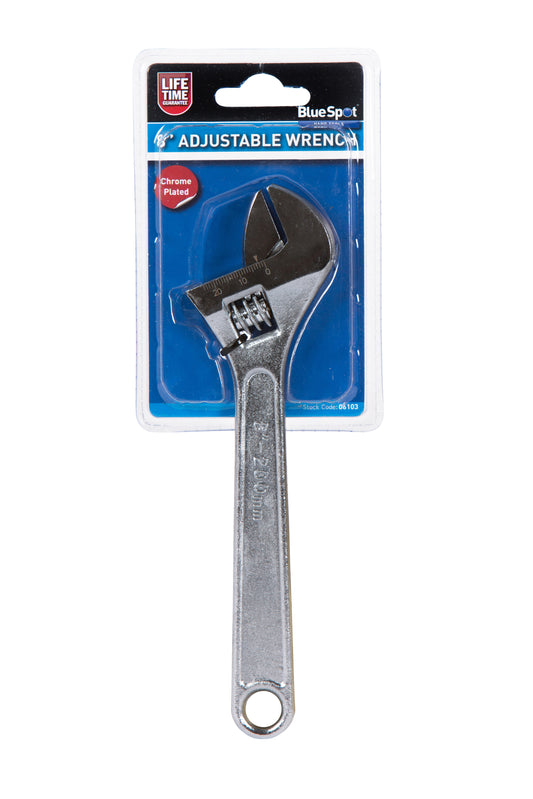 BlueSpot 200mm (8") Adjustable Wrench 06103