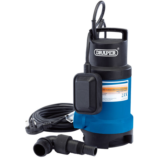 Draper Submersible Dirty Water Pump with Float Switch, 166L/Min, 550W DRA-61621