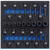 Draper TX-STAR® ; Impact & Hex Socket Set in 1/2 Drawer EVA Insert Tray, 1/2" Sq. Dr. (28 Piece) DRA-63490