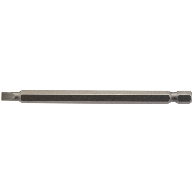 Draper Plain Slot Insert Bit, 4.5mm, 1/4" Hex, 100mm Long (Pack of 1) DRA-64344
