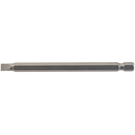 Draper Plain Slot Insert Bit, 5.5mm, 1/4" Hex, 100mm Long (Pack of 1) DRA-64345