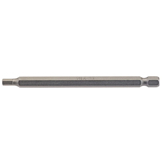 Draper Hexagonal Insert Bit, 4mm, 1/4" Hex, 100mm Long (Pack of 1) DRA-64373