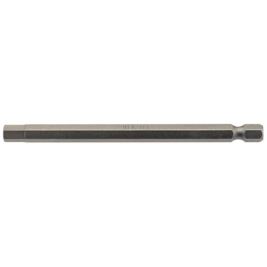 Draper Hexagonal Insert Bit, 6mm, 1/4" Hex, 100mm Long (Pack of 1) DRA-64375