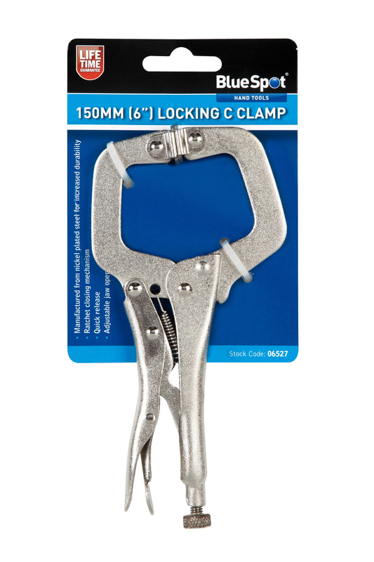 BlueSpot 150mm (6") Locking C Clamp 06527