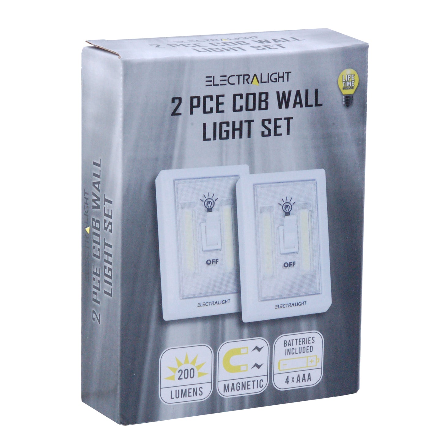 Electralight 2 PCE COB Wall Light Set (200 Lumens) 65301