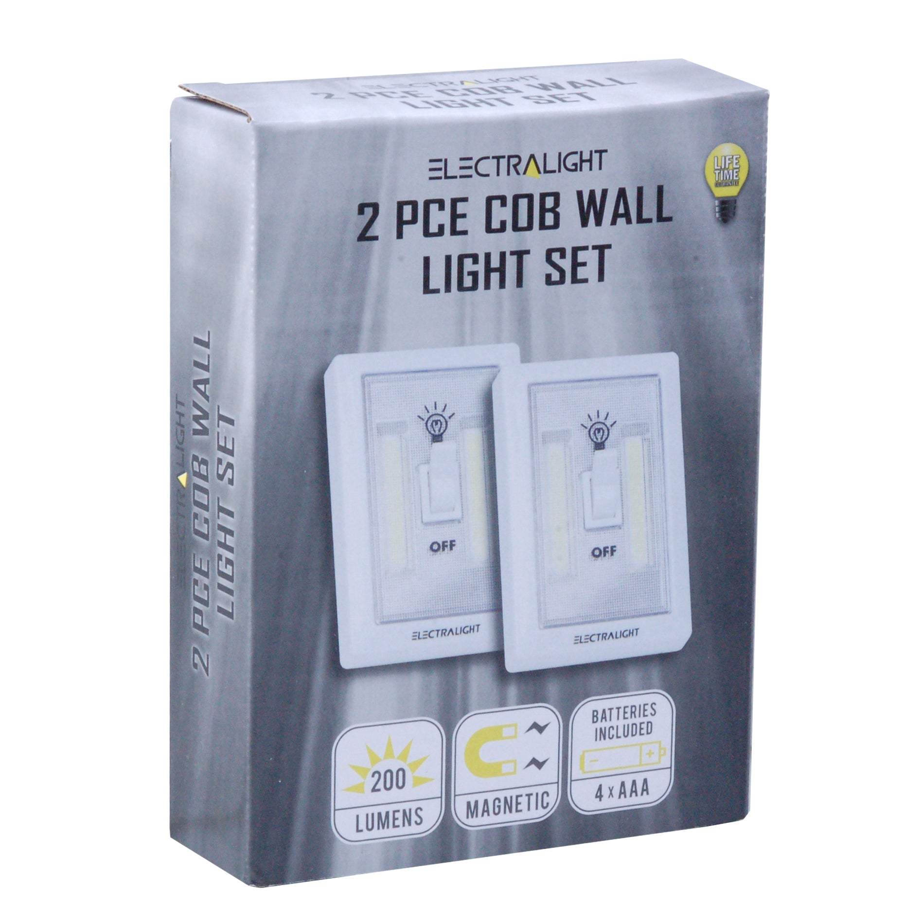 Electralight 2 PCE COB Wall Light Set (200 Lumens) 65301
