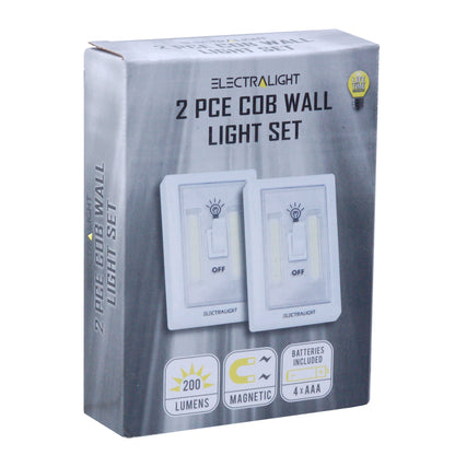 Electralight 2 PCE COB Wall Light Set (200 Lumens) 65301