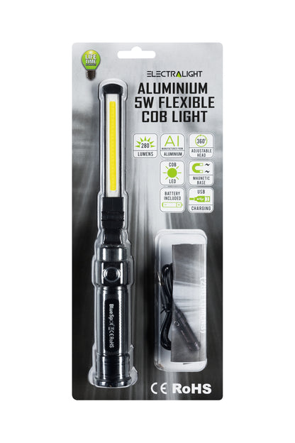 Electralight Aluminium 5W Flexible COB Light (280 Lumens)  65317