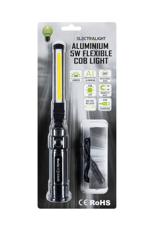 Electralight Aluminium 5W Flexible COB Light (280 Lumens)  65317