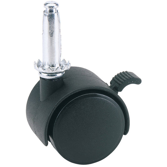 Draper Nylon Castor with Brake, 40mm Diameter, S.W.L. 25kg DRA-65467