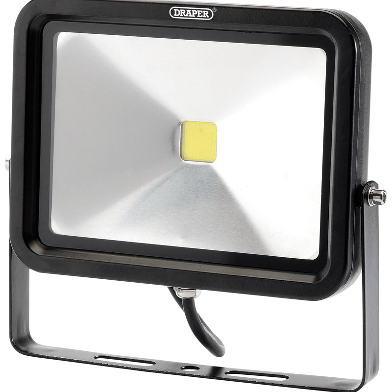 Draper COB LED Slimline Wall Mounted Floodlight, 50W, 3,250 Lumens DRA-66035