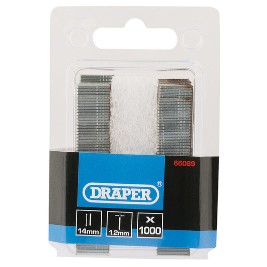 Draper I' Nails, 14mm (Pack of 1000) DRA-66089
